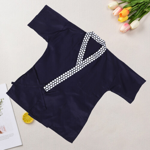 Japansk Kockuniform Kimonojacka För Kvinnor 2
