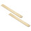 2Pcs Golden Brass Straight Ruler Creative Study Accessory Multi-Use 1