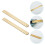 2Pcs Golden Brass Straight Ruler Creative Study Accessory Multi-Use 4
