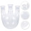 1 St Laboratorieutrustning Transparent Glasbägare - Kokflaska 10