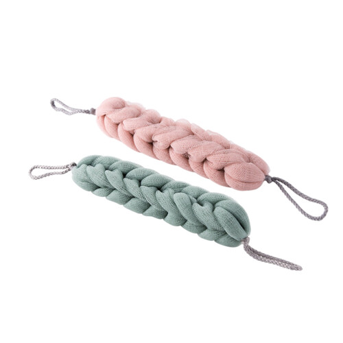 2 Pcs Scrub Back Exfoliator For Shower Body Scrubber Long Bath Pouf