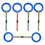 6Pcs Säkerhetspromenadring Med Ring För Barn Dagis Camping 7