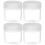 6St Plasthinkar Med Lock För Färgförvaring 30 Ml 1