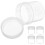 6St Plasthinkar Med Lock För Färgförvaring 30 Ml 8