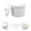 Ceramisk Stew Soppkittel Dessertmugg Med Lock För Hem Present 10