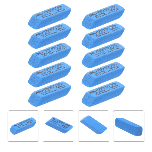10Pcs Hållbara Fret Radergummi För Gitarrsträngar Blå 2