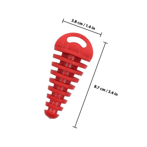 2St Motorcykel Utsläppsstoppar Muffler Stopp Dämpare 1