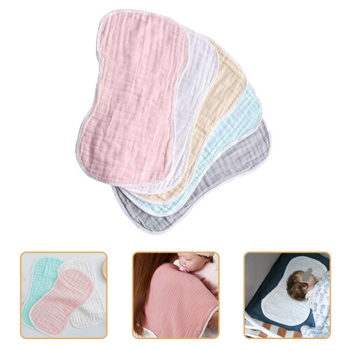 5St Baby Bomullsservietter Absorberande Spjälkservetter 2