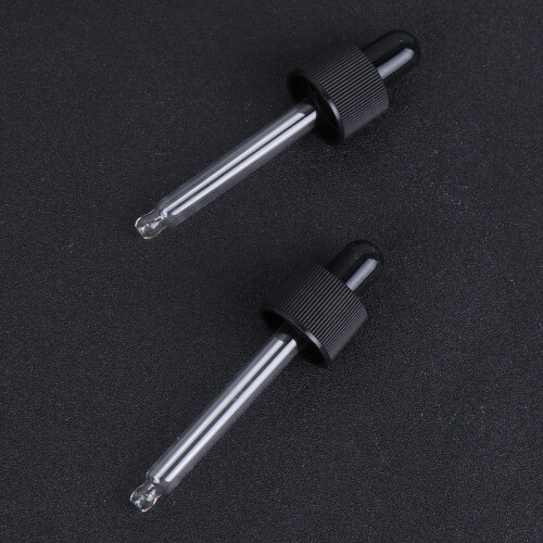 15Pcs Plastlock För Glaskikar Med Dropppipett Aromaterapi 2