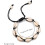 (As show, One size) Shell bracelet, hand braided adjustable anklet 2