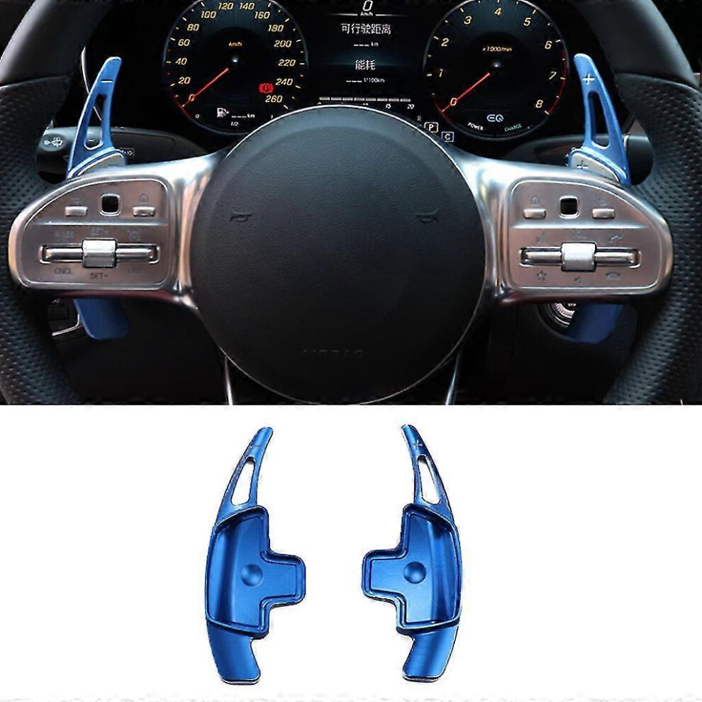 Kikidex (As Show, Red) For A B C E Gle W176 W205 W246 C117 W218 Steering Wheel Paddle Shift