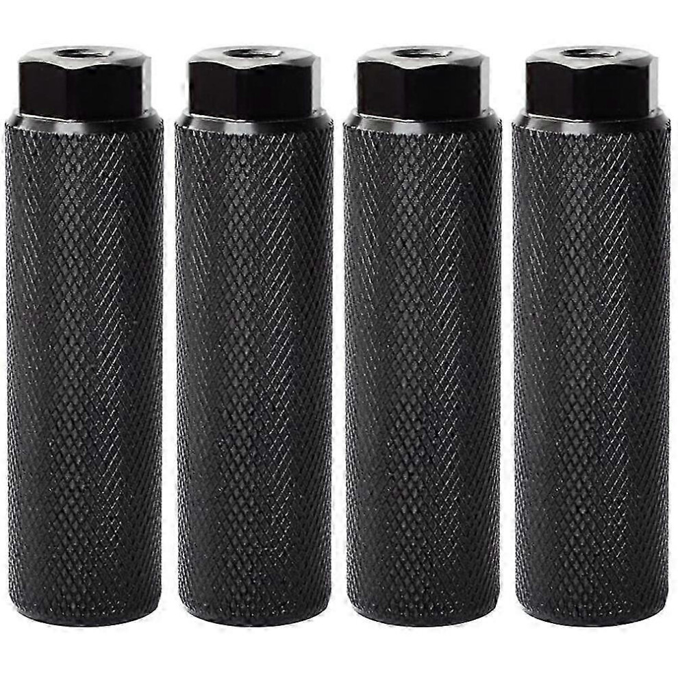 Kikidex (As Show, One Size) 4Pcs Bike Pegs,Aluminum Alloy Anti-Skid Lead Foot Bicycle Pedals Bmx Pegs For Bike Cycling Rear Stu