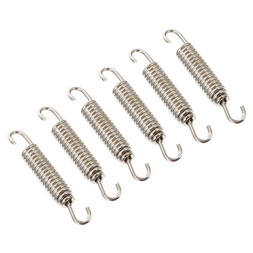 6Pcs System För Motorcykelutsläpp Helt Roterbara Fästfjädrar
