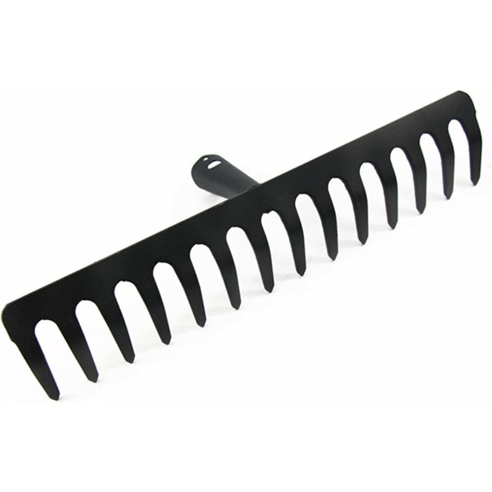 Kikidex (As Show, One Size) Garden Rake Gardening Gardening Nail Rake Wilted Grass Rake Deciduous Rake Soil Rake Loosening
