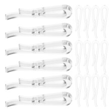 100Pcs Transparent Tändad Tvättklämma För Kläder