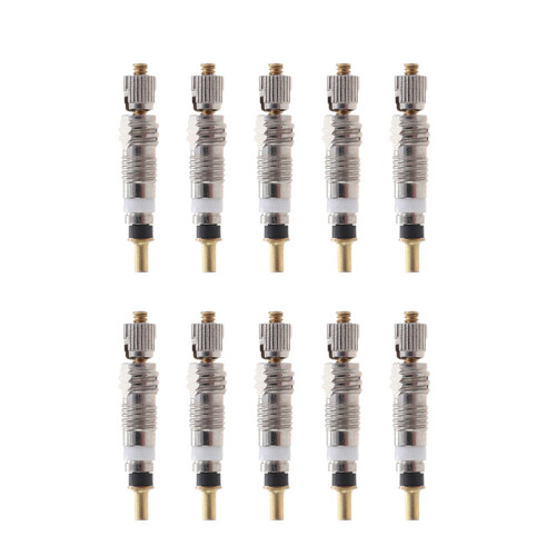 10Pcs Kärnstift -Style Däckkärna För Släpphjul (Silver)