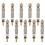 10Pcs Kärnstift -Style Däckkärna För Släpphjul (Silver) 5