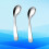 2Pcs Silver Baby Feeding Spoon Safe Learning Tool for Infant Practice 8
