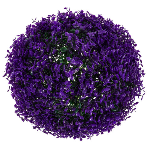 Simulerad Topiary Boll Med Eukalyptusblad Gräs Växt