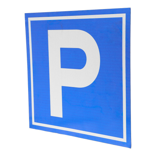 P För Parkeringsplats Konstruktionsskylt Plats