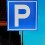 P För Parkeringsplats Konstruktionsskylt Plats 4