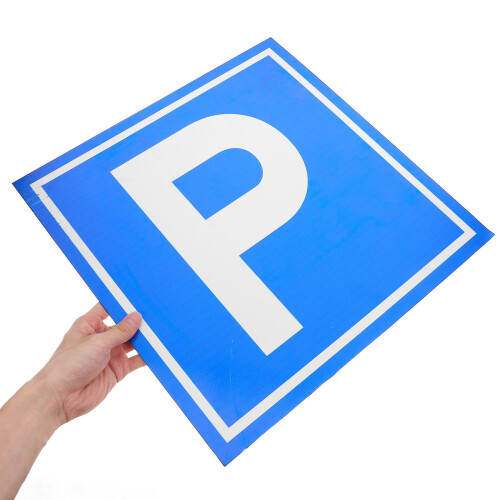 P För Parkeringsplats Konstruktionsskylt Plats 2