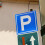 P För Parkeringsplats Konstruktionsskylt Plats 5