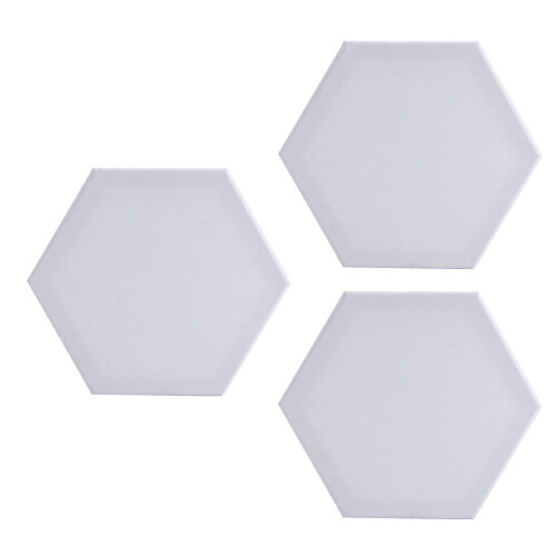 3 Stycken Hexagon Bomullsteckning Bräda Tjockare Målning Bräda