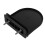 black speaker rack wall mount stand compatible with wifi router 11