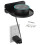 black speaker rack wall mount stand compatible with wifi router 2