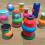 20Pcs Anti-Wire Head Drop Bobbin Fastklämmare Silikontrådrulle 7