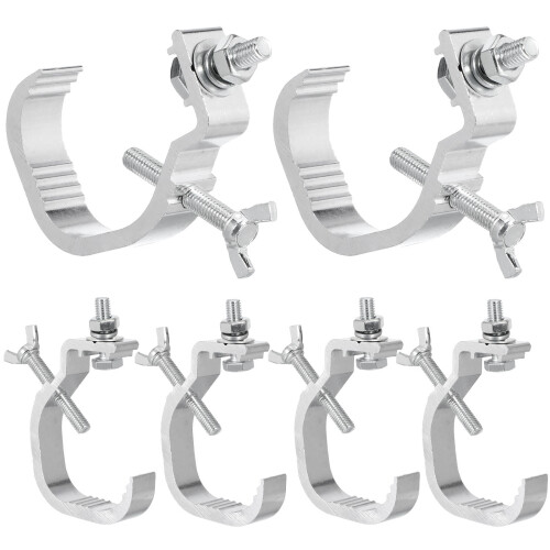 6Pcs Ljusklämma Av Aluminium För Spotlights