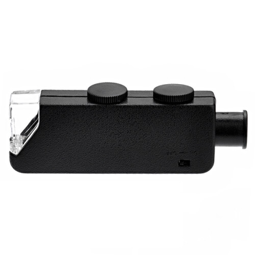 LED Lighted Black 60X-100X Pocket Microscope Ideal for Students