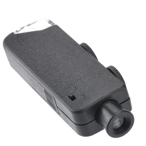 LED Lighted Black 60X-100X Pocket Microscope Ideal for Students 1