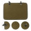 1Set Militär Sticker Buch Grün Textil Displaybrett 5