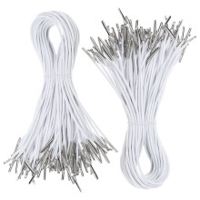 200 Pcs Elastiska Band Med Metalländar För Masklanyard Bokbinderi DIY