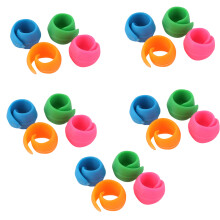 20Pcs Anti-Wire Head Drop Bobbin Fastklämmare Silikon