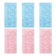 6Pcs Pappersrullningsmallar Diy Pappershantverksverktyg