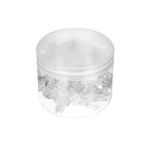 50Pcs Reusable Transparent Push Pin Clips Plastic Iron Picture Clamps