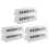6Pcs Akryl Skyltar För Reserverat, Tältformiga Bordsskyltar 10