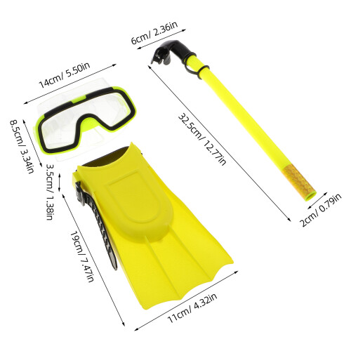 1 Set Barnsnorkling Torr Snorkel, Och 25-30 2