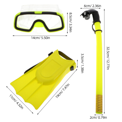 1 Set Barnsnorkling Torr Snorkel, Och 25-30 1