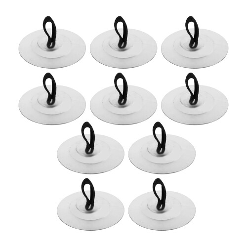 10Pcs Mini Copper Finger Cymbals Silver Percussion Tool for Children 2