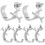 6Pcs Aluminium Ljusklämma För Spotlights 1