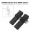 2Stk Stabiler Clamp Hasp Schwarz Für Sicheren Halt 2