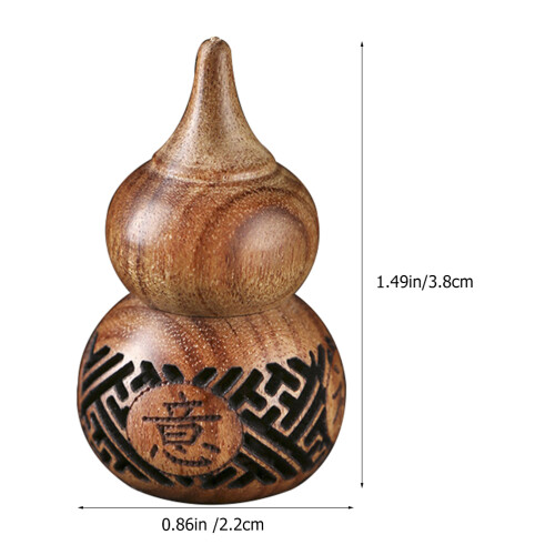 Carving Aromakulor Välskulpterad Träsak Gourd 1