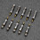 10Pcs Kärnstift -Style Däckkärna För Släpphjul (Silver) 7