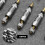 10Pcs Kärnstift -Style Däckkärna För Släpphjul (Silver) 5