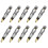 10Pcs Kärnstift -Style Däckkärna För Släpphjul (Silver) 4
