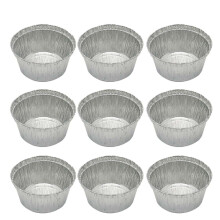 50 Fc 120 Ml Aluminiumfolie Skålar Engångsbbq Pie